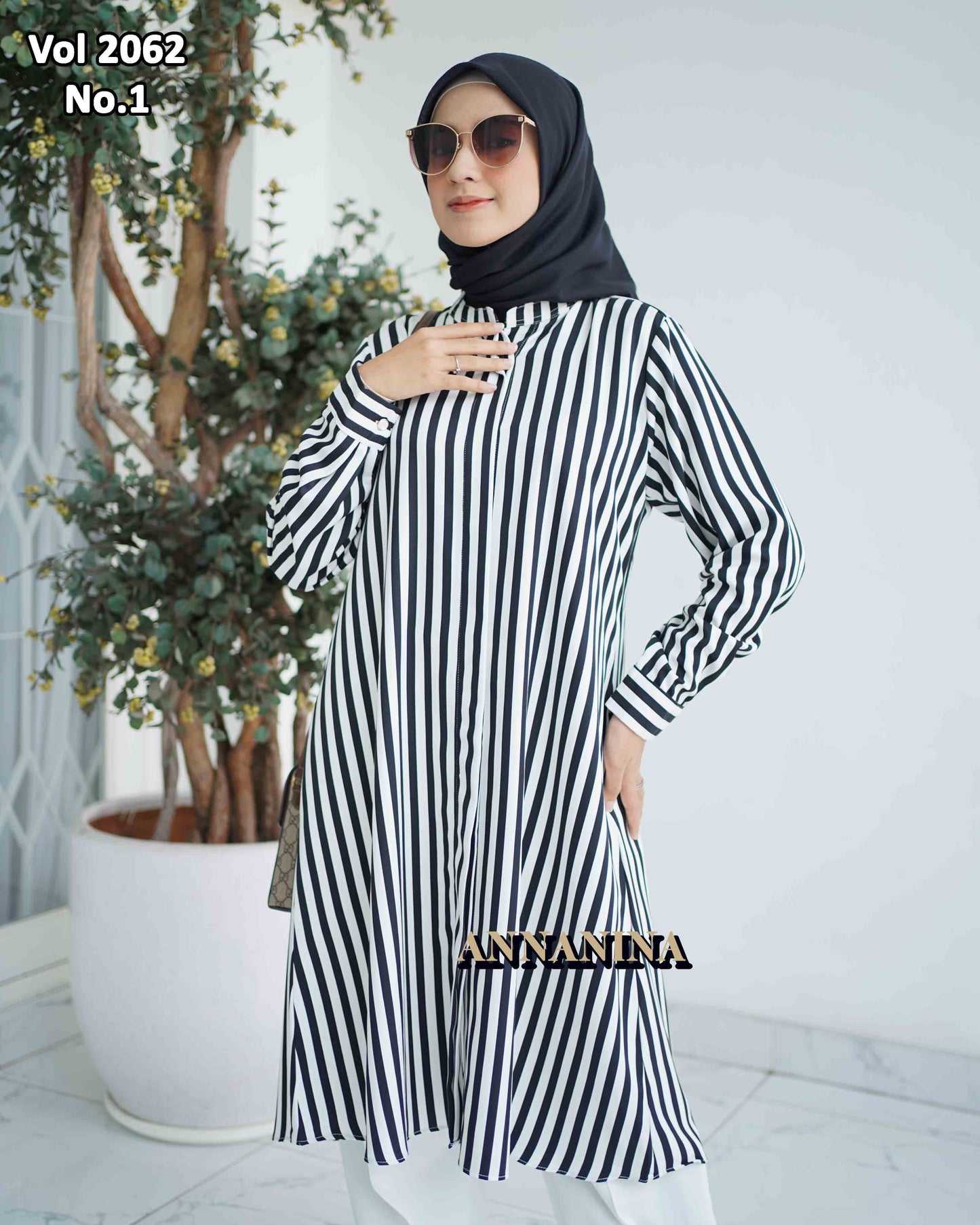NMR Kemeja Blouse MS Vol 2062-1 (Sanghai)