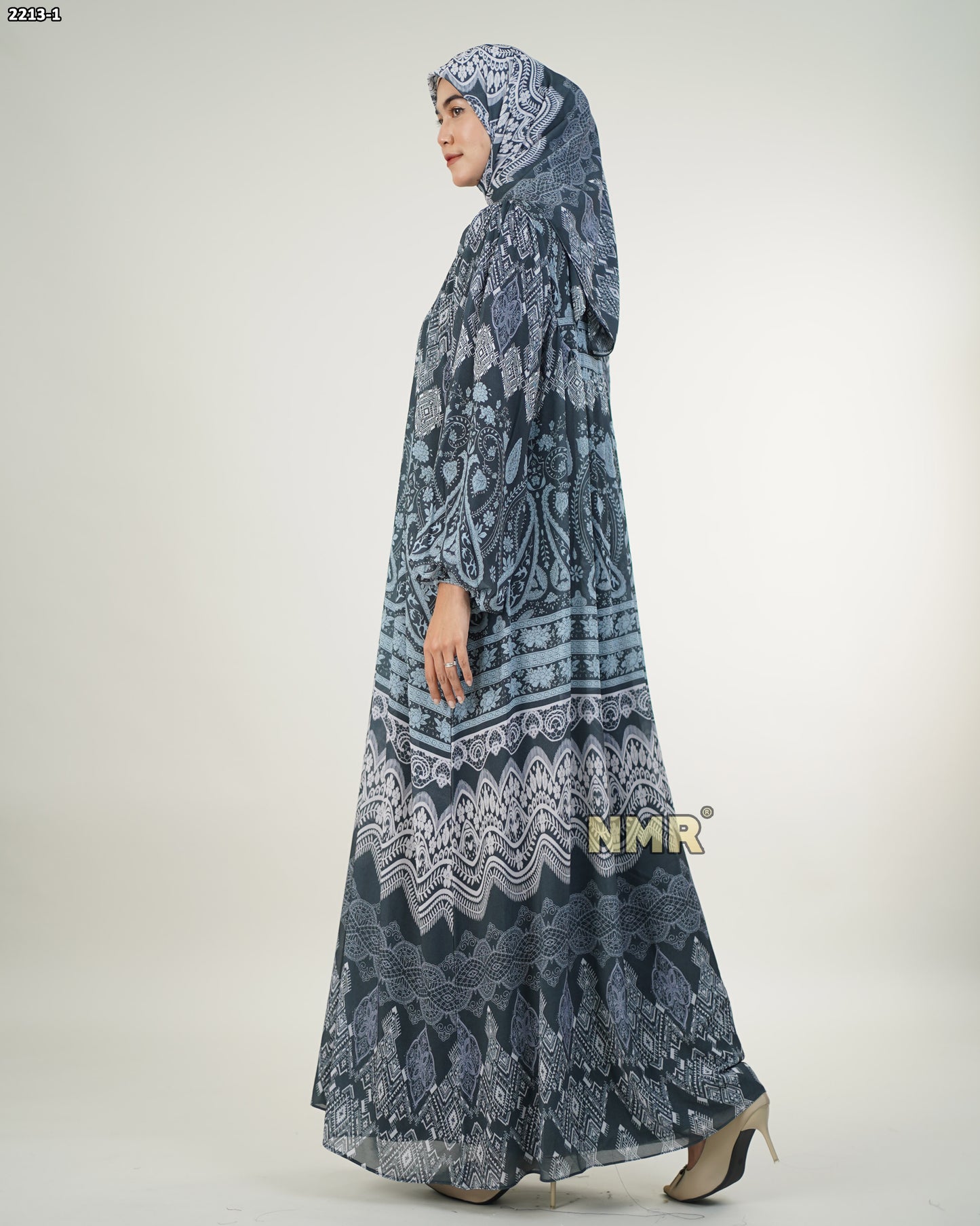 NMR Gamis Cerutty BabyDoll Import Vol 2213-1 ( INC Hijab )