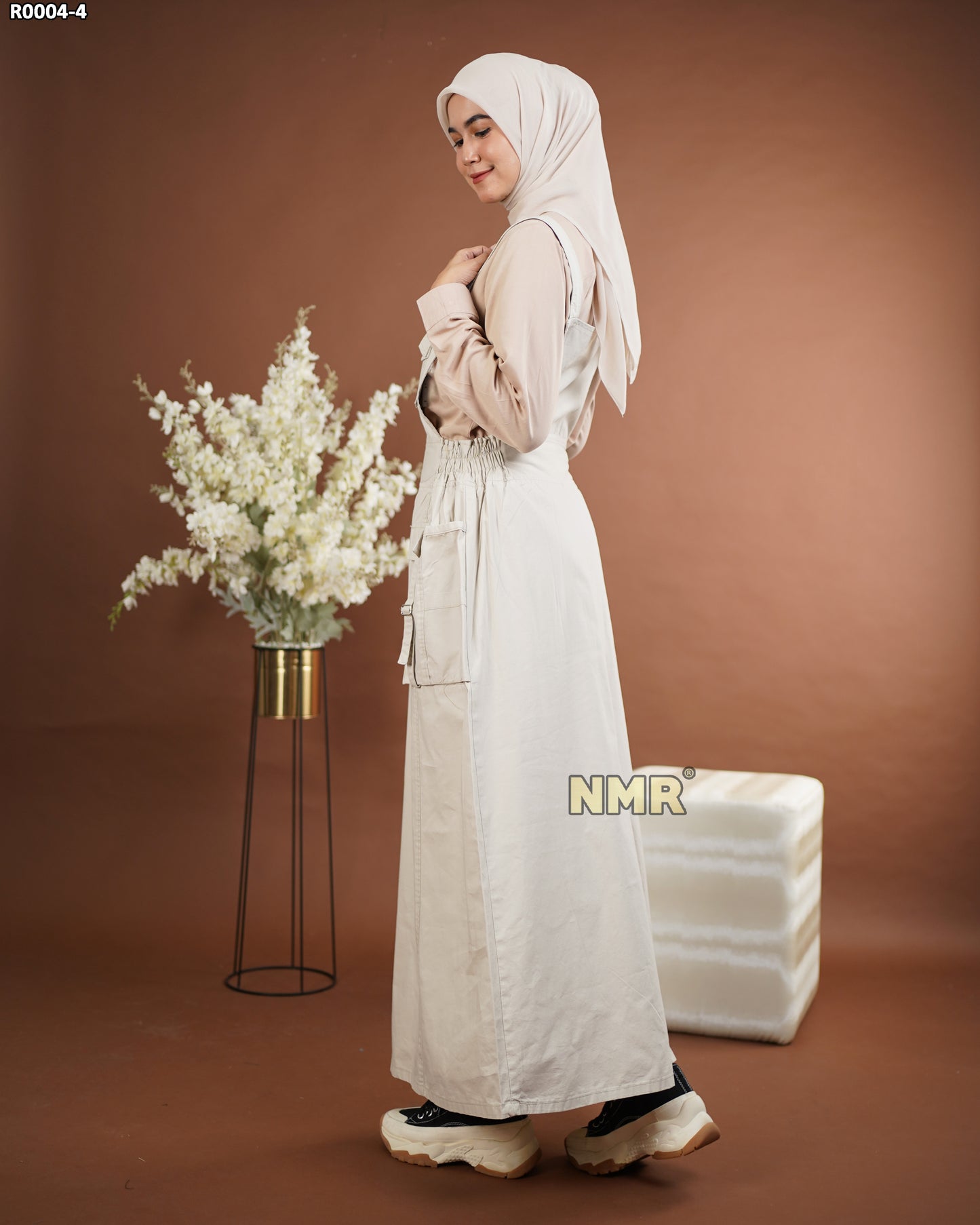 NMR Gamis Jumpsuit Overall Baby Canvas Vol R004-4