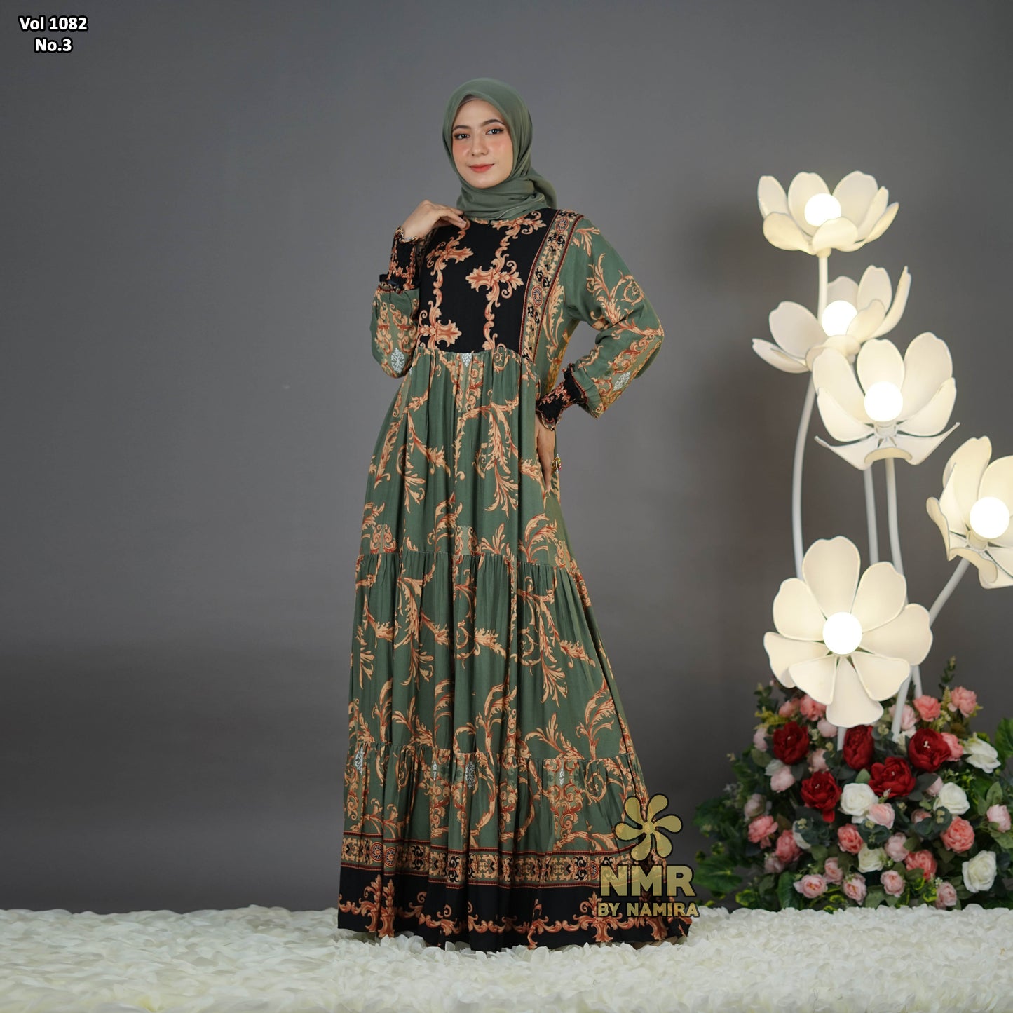 NMR Gamis Rayon Viscose Vol 1082-3
