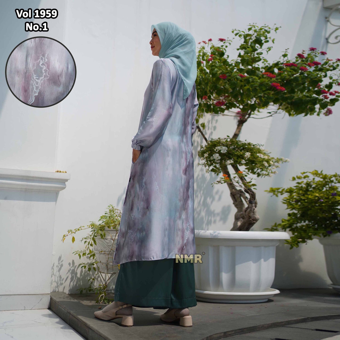 NMR Setelan Celana Tunik Armn Silk Vol 1959-1