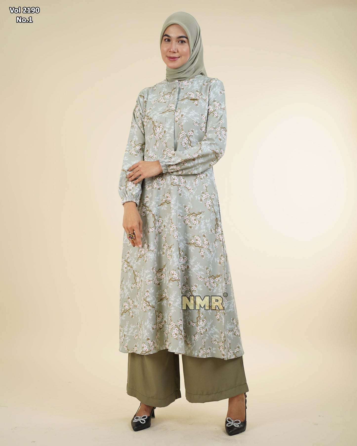 NMR Setelan Celana Kulot Tunik MS Vol 2190-1