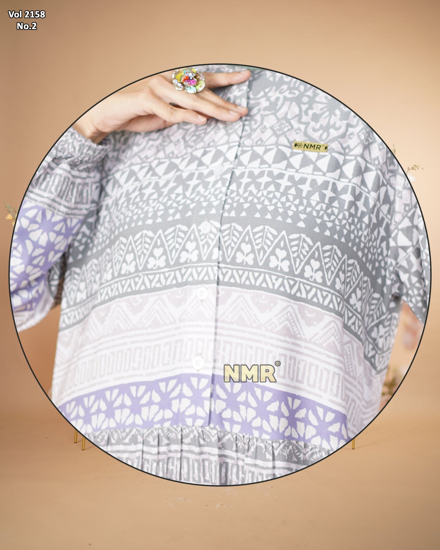 NMR Gamis Rayon Viscose Import Vol 2158-2(Sanghai)