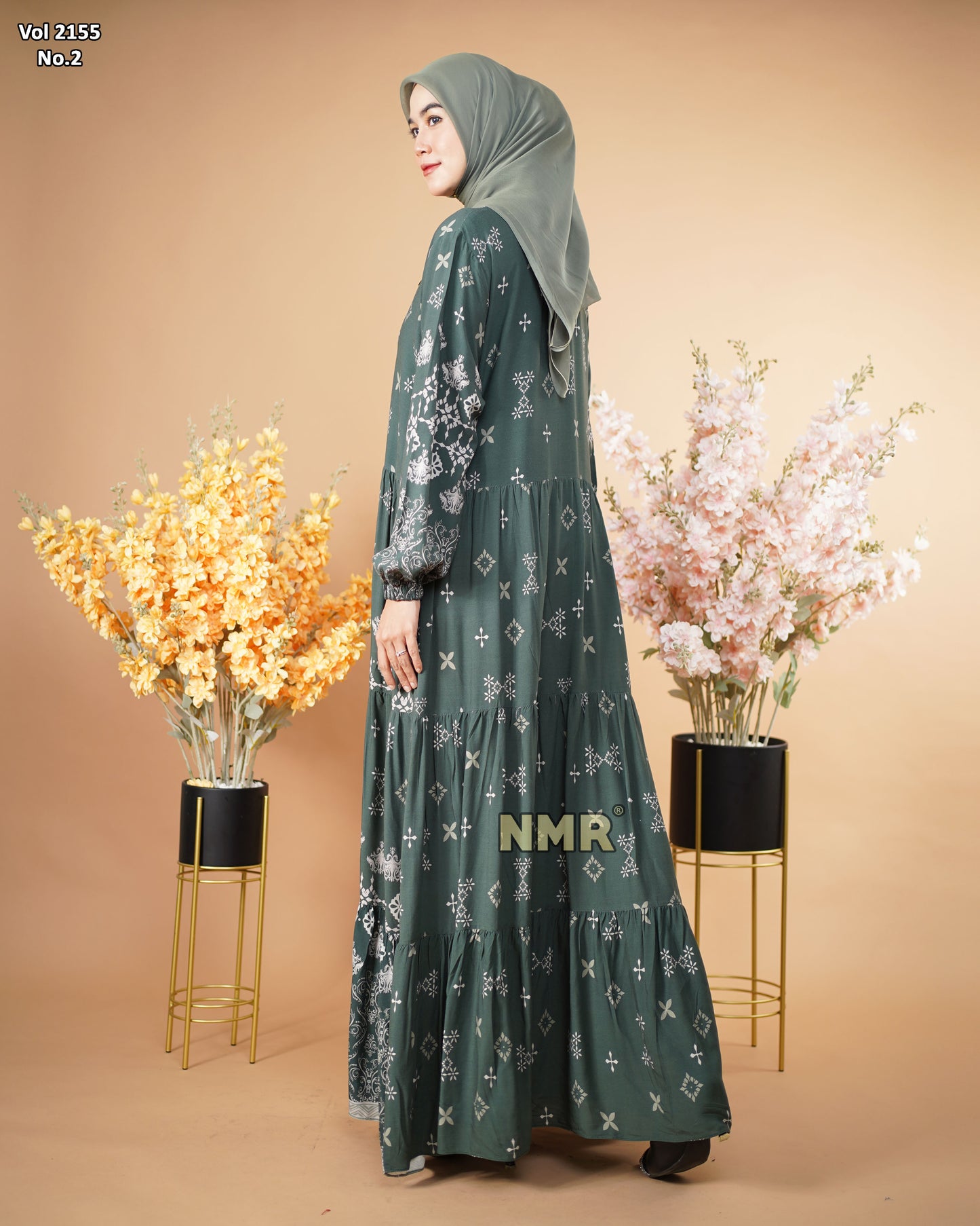 NMR Gamis Rayon Viscose Import Vol 2155-2 (Sanghai)