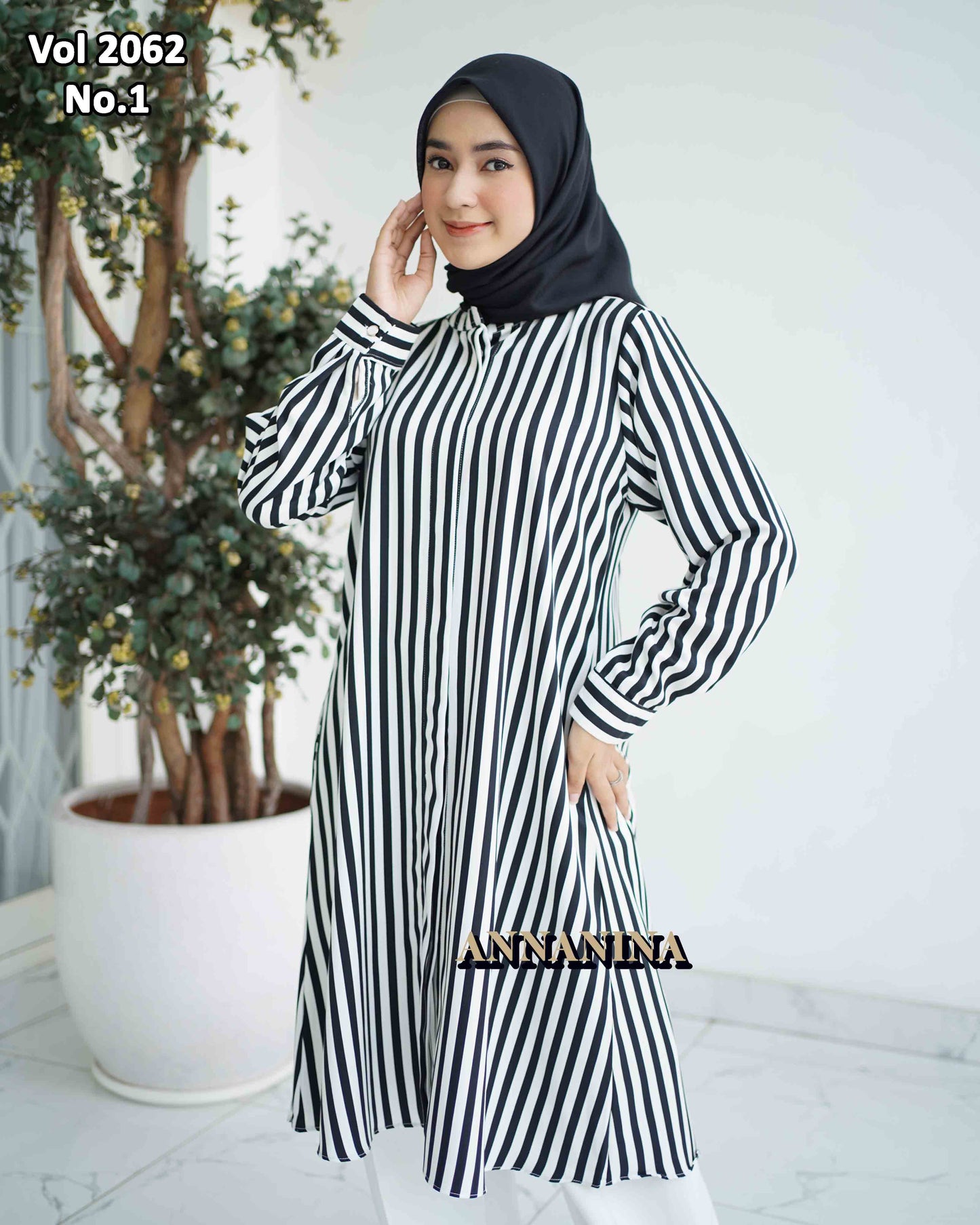 NMR Kemeja Blouse MS Vol 2062-1 (Sanghai)