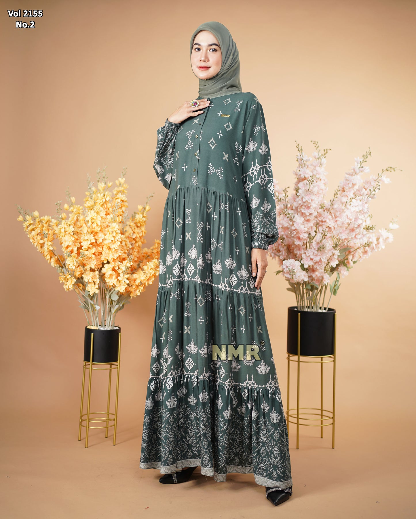 NMR Gamis Rayon Viscose Import Vol 2155-2 (Sanghai)