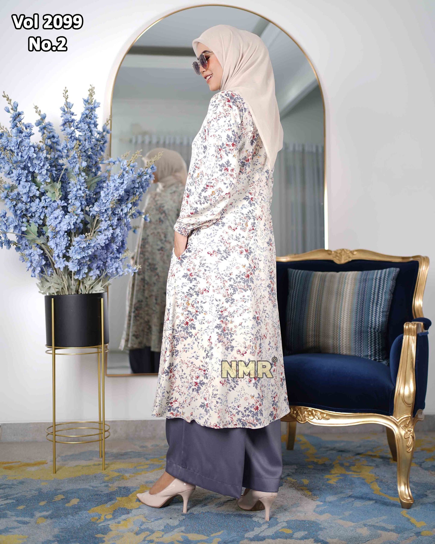 NMR Setelan Celana Kulot Tunik MS Vol 2099-2