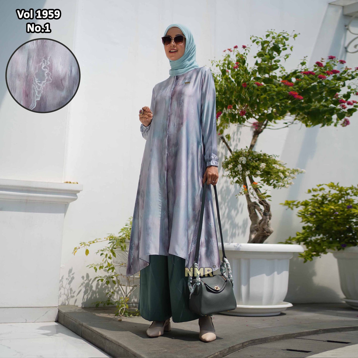 NMR Setelan Celana Tunik Armn Silk Vol 1959-1