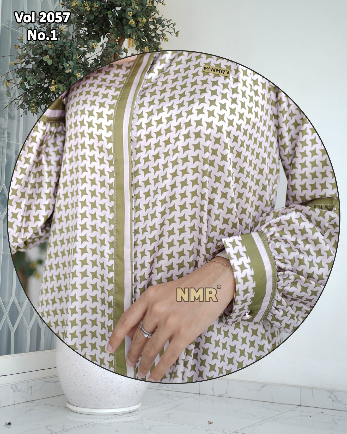 NMR Setelan Celana Tunik Silky Premium Vol 2057-1(Sanghai)