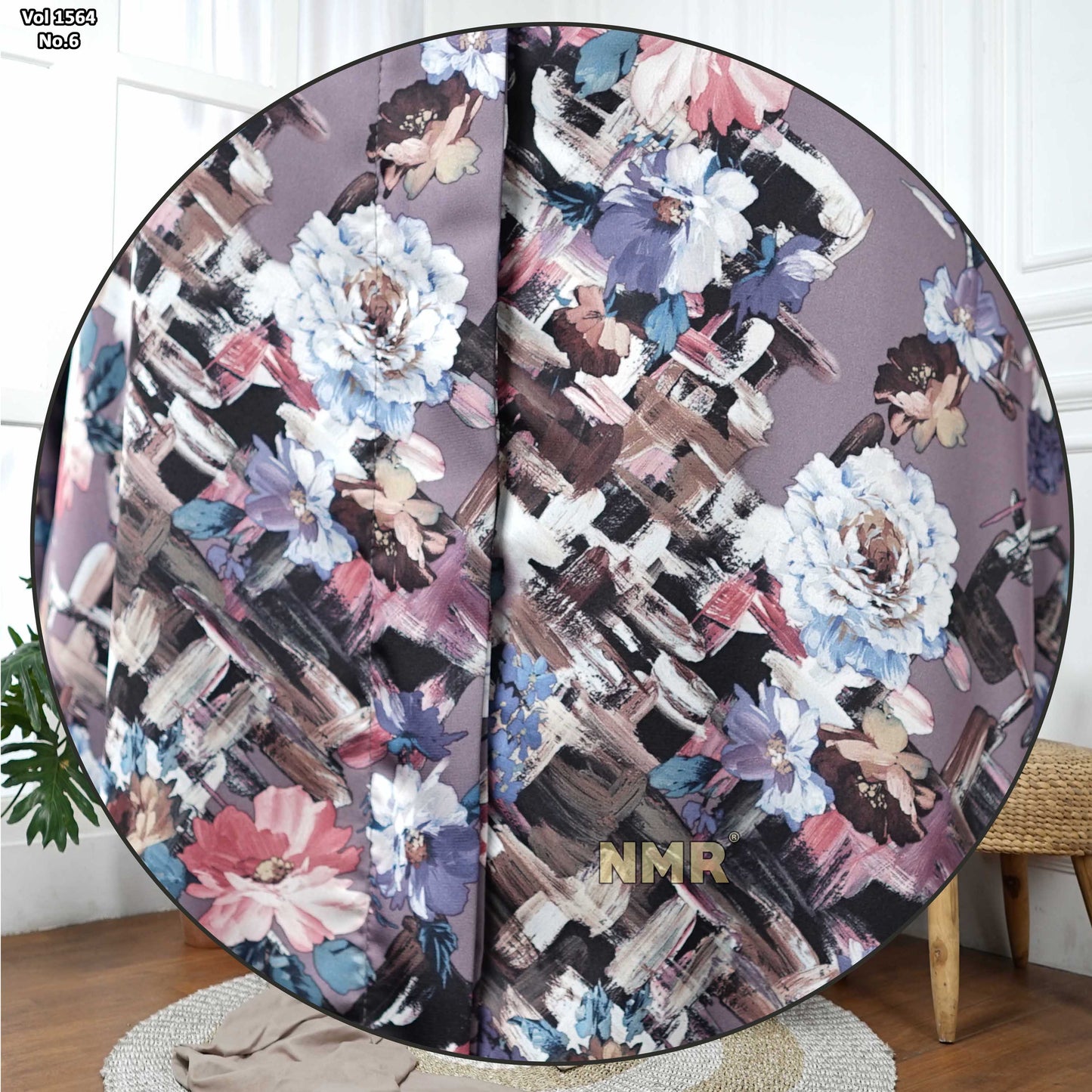 NMR Setelan Kulot Tunik Armany Silk Vol 1564-6