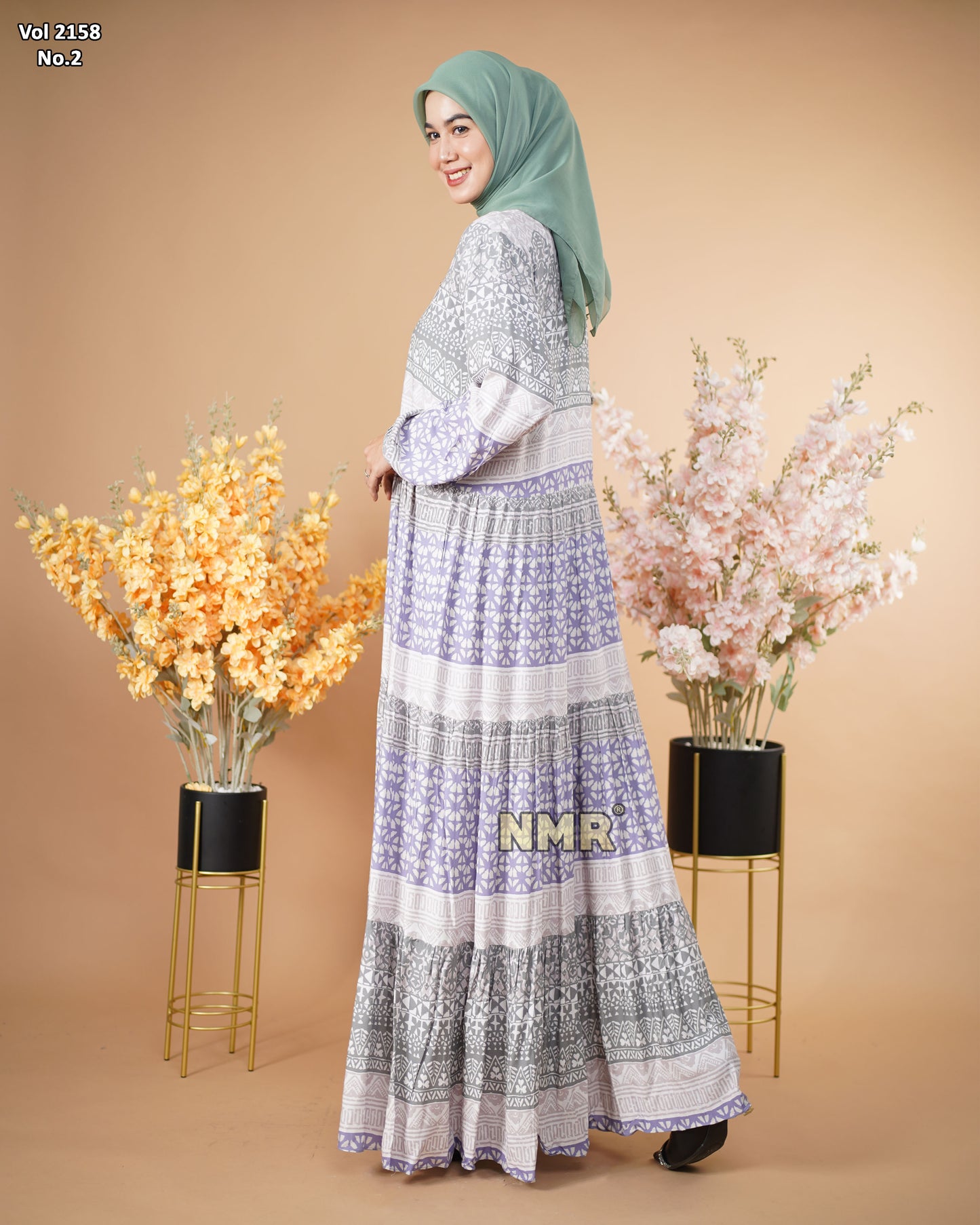 NMR Gamis Rayon Viscose Import Vol 2158-2(Sanghai)