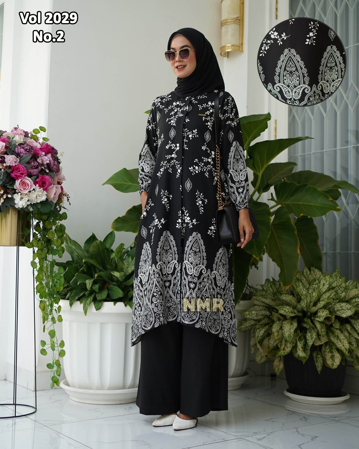 NMR Setelan Celana Kulot Tunik MS Vol 2029-2