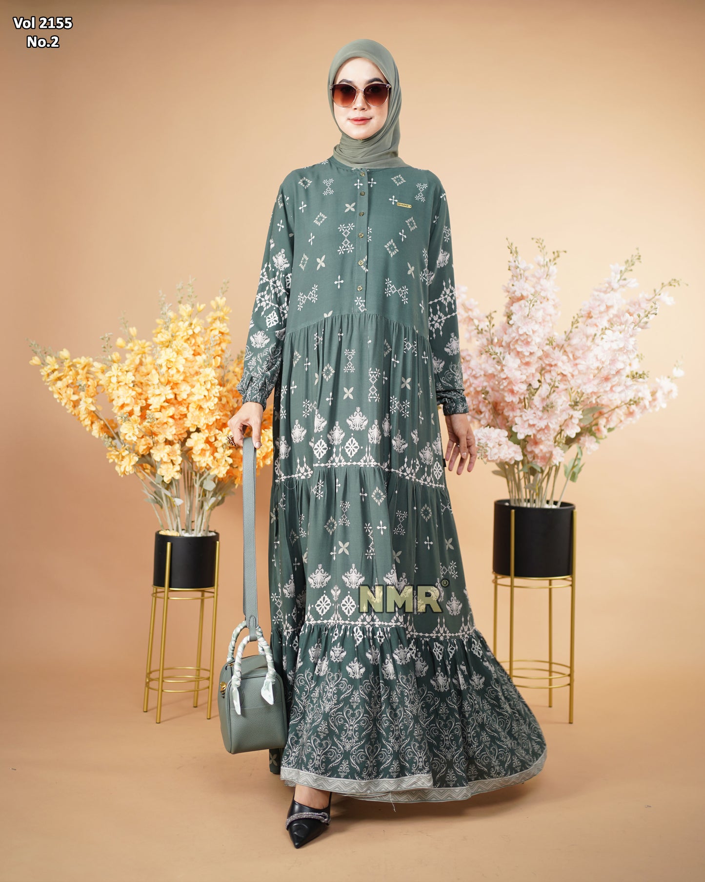 NMR Gamis Rayon Viscose Import Vol 2155-2 (Sanghai)