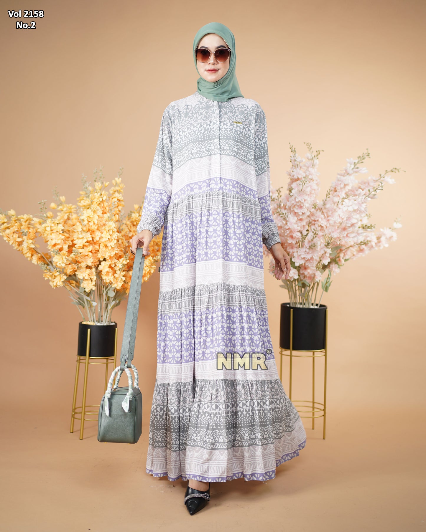 NMR Gamis Rayon Viscose Import Vol 2158-2(Sanghai)