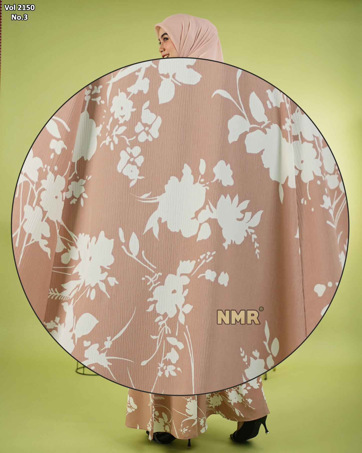 NMR Gamis Ice Lotus Vol 2150-3 (Resleting Belakang)