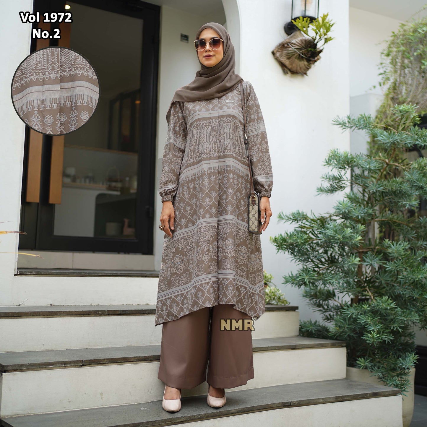NMR Setelan Celana Kulot Tunik MS Vol 1972-2