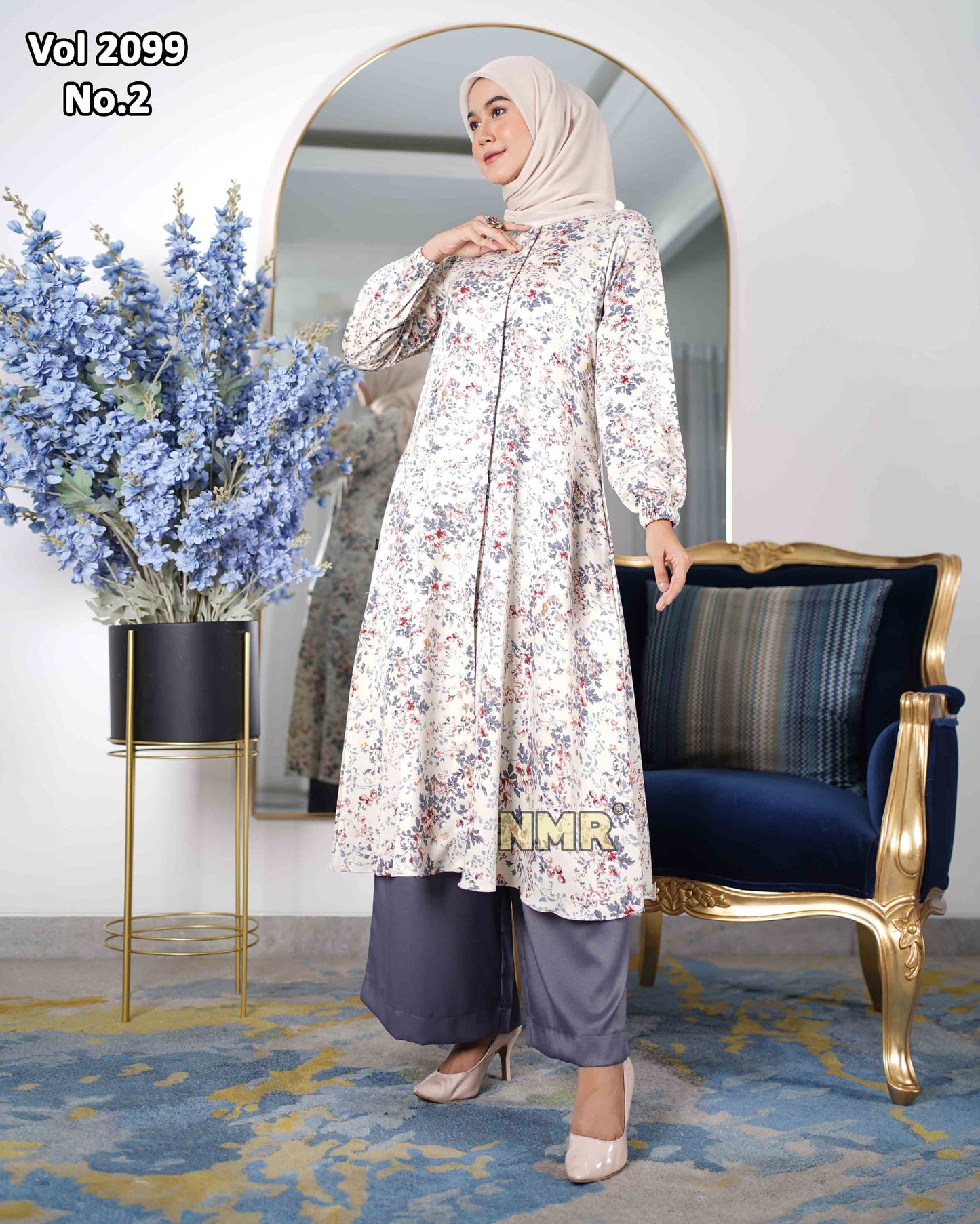 NMR Setelan Celana Kulot Tunik MS Vol 2099-2