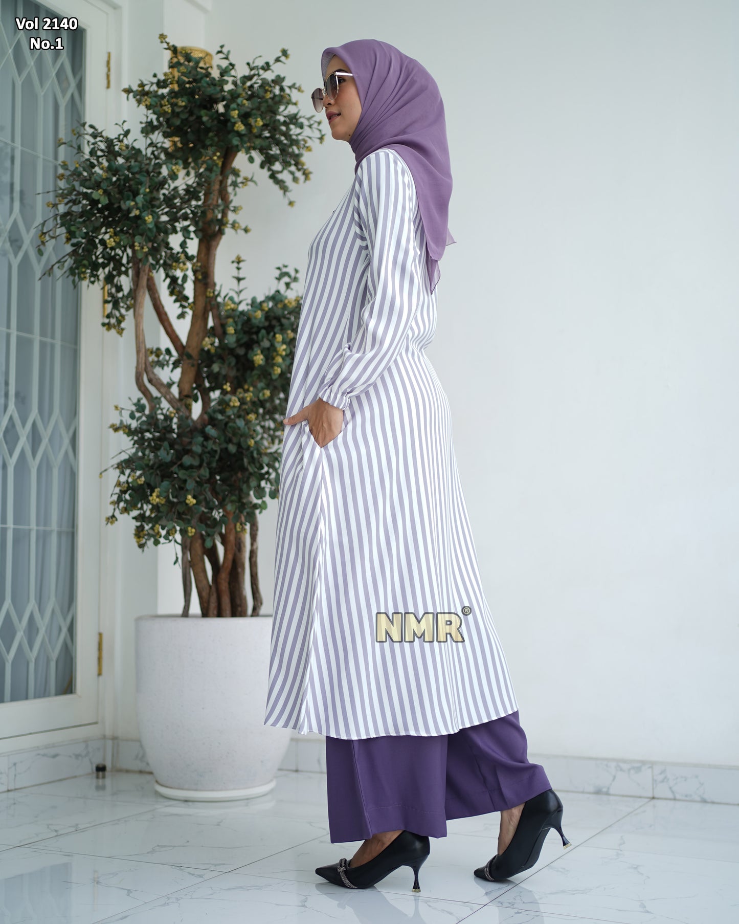 NMR Setelan Celana Kulot Tunik MS Vol 2140-1