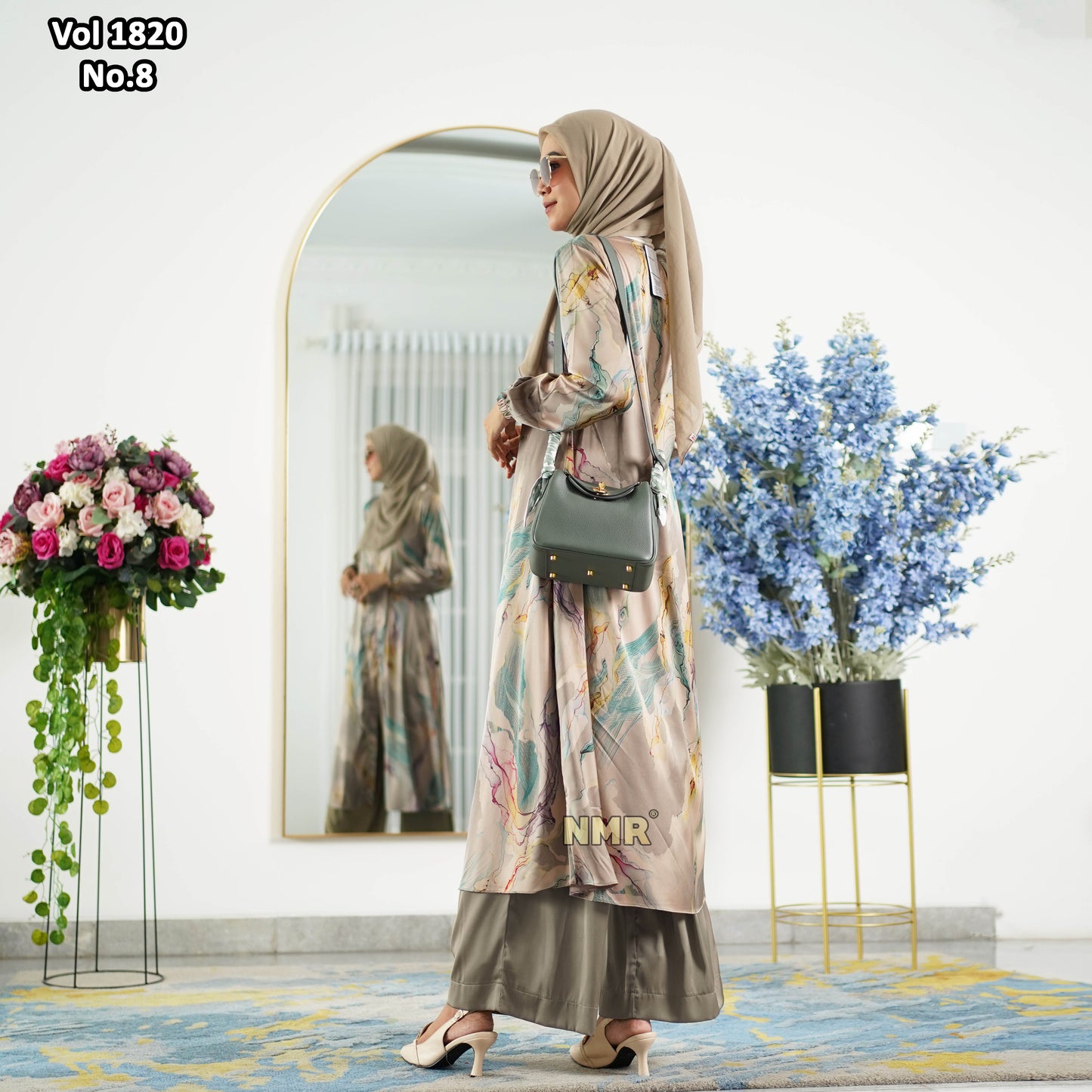 NMR Setelan Kulot Tunik Armn Silk Vol 1820-8