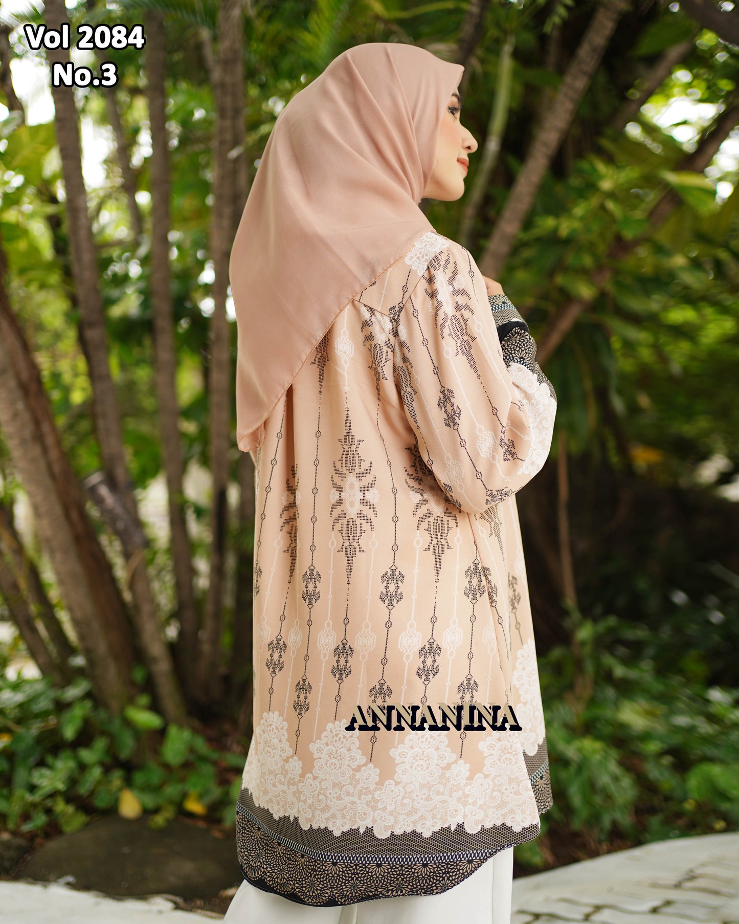 NMR Kemeja Blouse LR Vol 2084-3 (Sanghai)