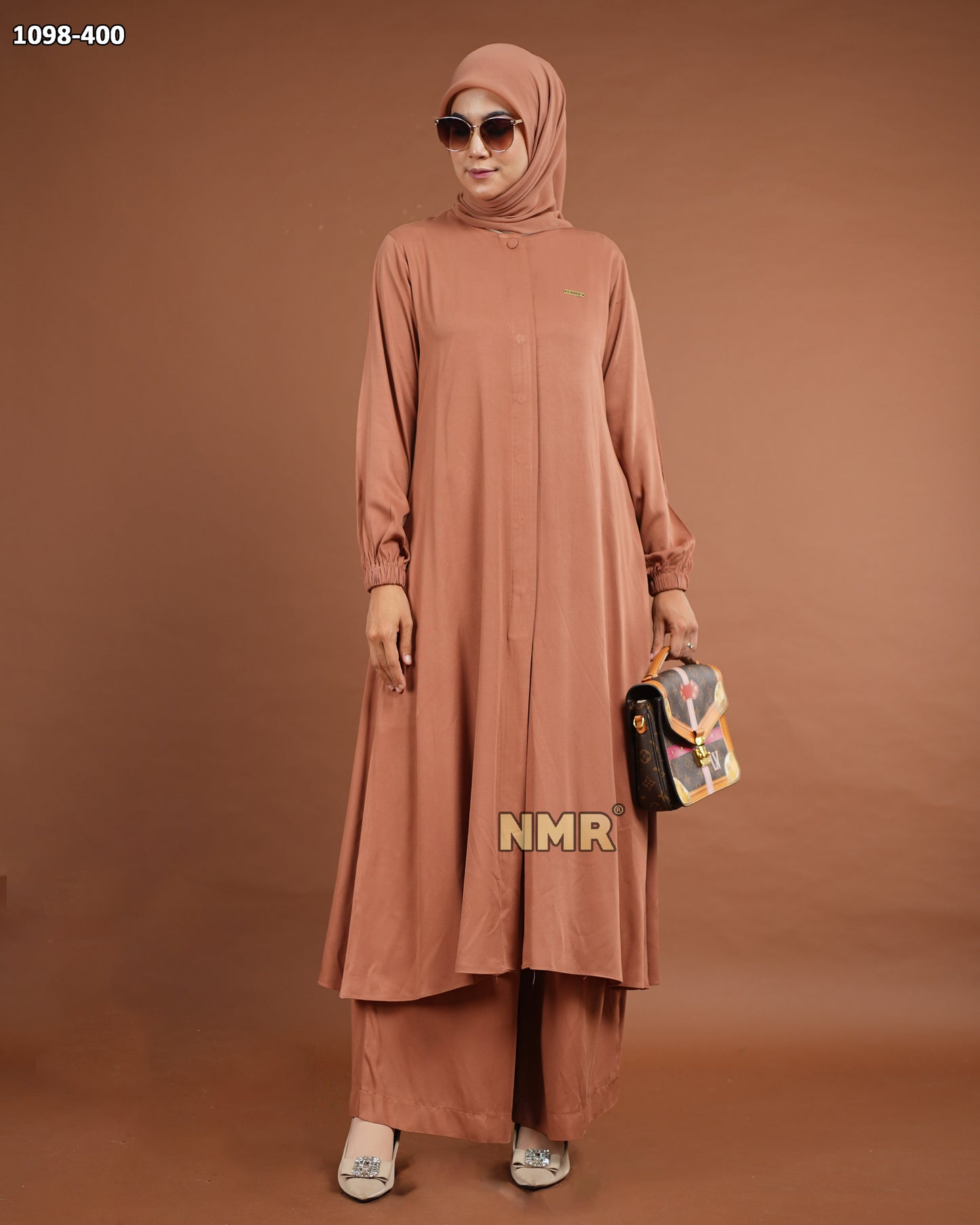 NMR Setelan Tunik Celana Twill Uniqlo Vol 1098-400