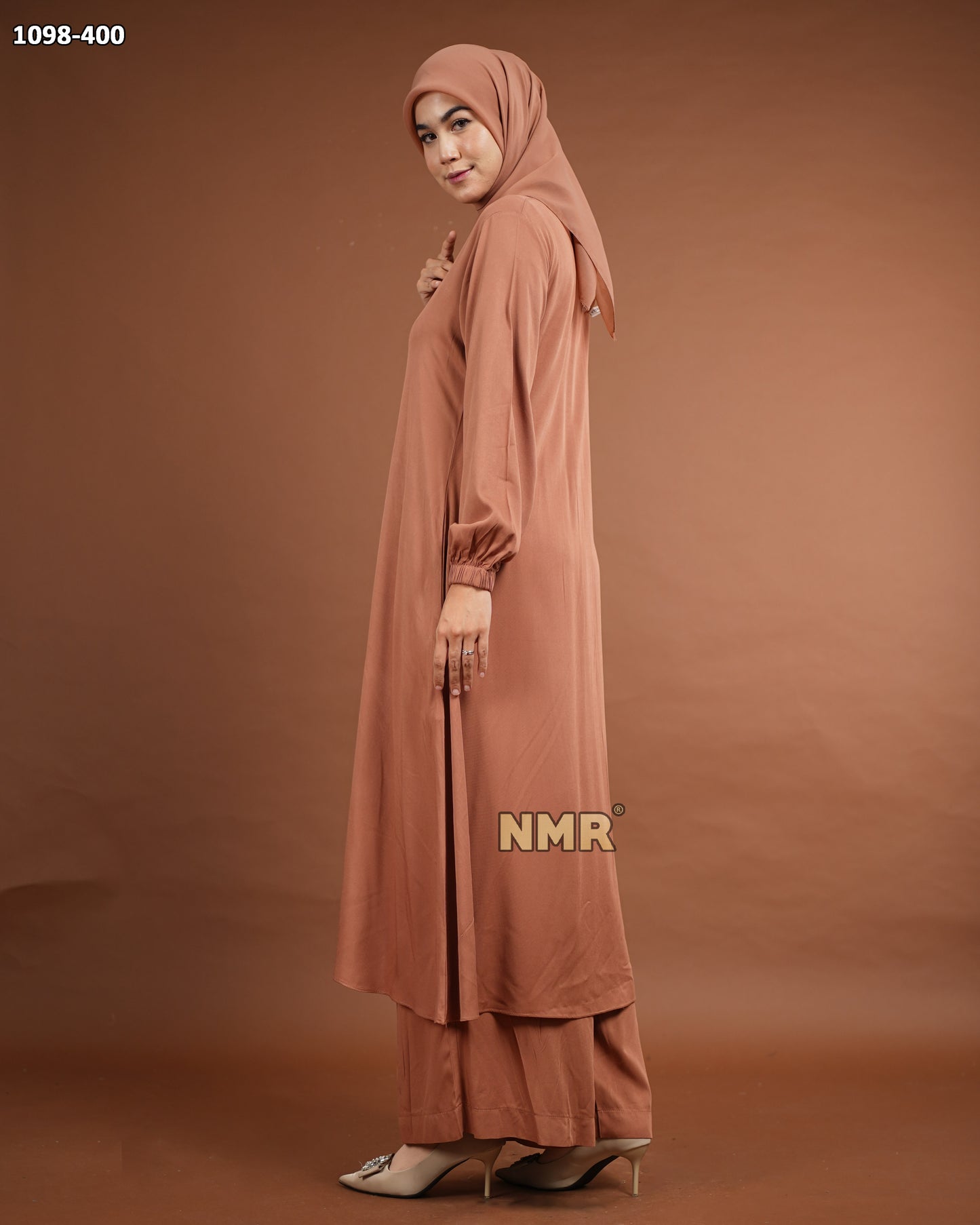 NMR Setelan Tunik Celana Twill Uniqlo Vol 1098-400