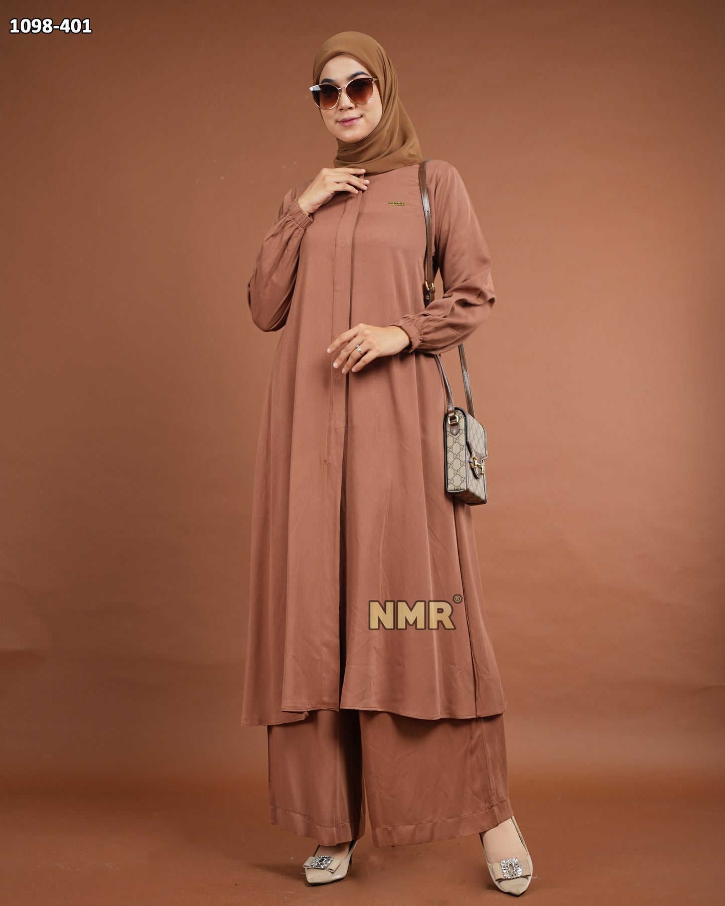 NMR Setelan Tunik Celana Twill Uniqlo Vol 1098-401