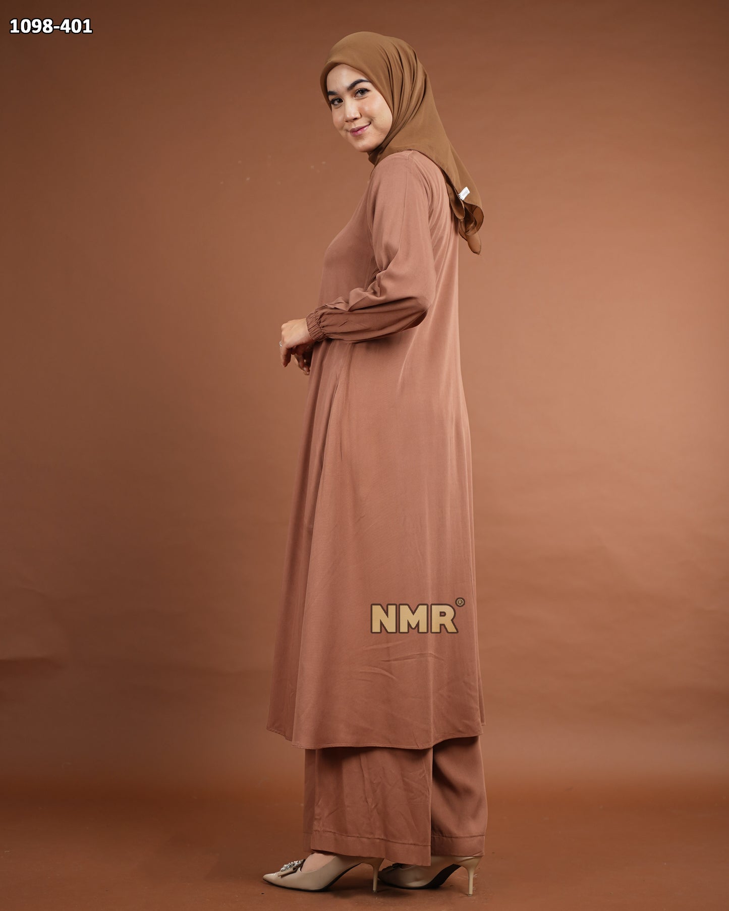 NMR Setelan Tunik Celana Twill Uniqlo Vol 1098-401