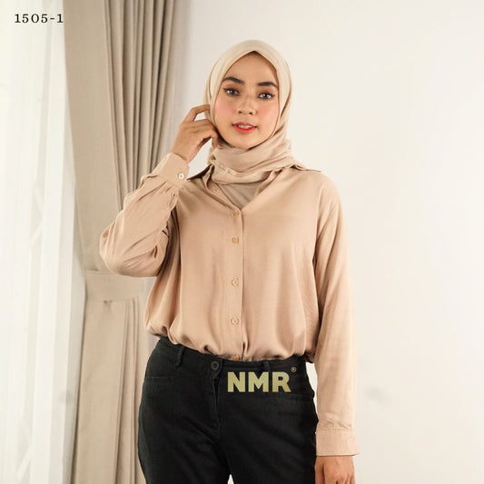 NMR Cyra Blouse - Katun Twill Vol 1505