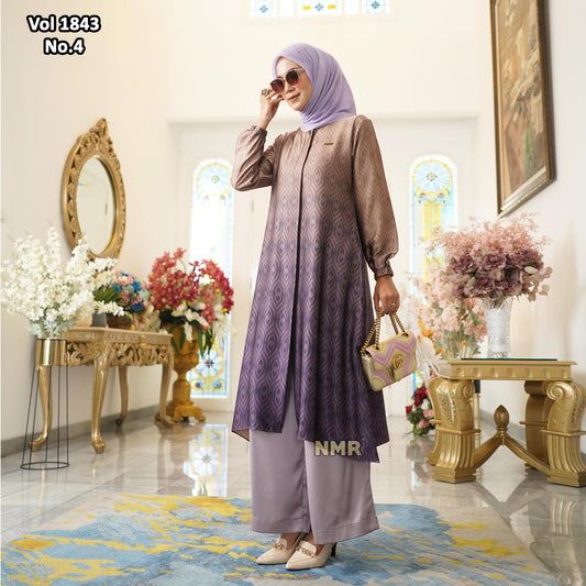 NMR Vol 1843-4 Setelan Kulot Tunik Armn Silk