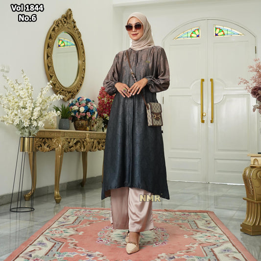 NMR Vol 1844-6 Setelan Kulot Tunik Armn Silk