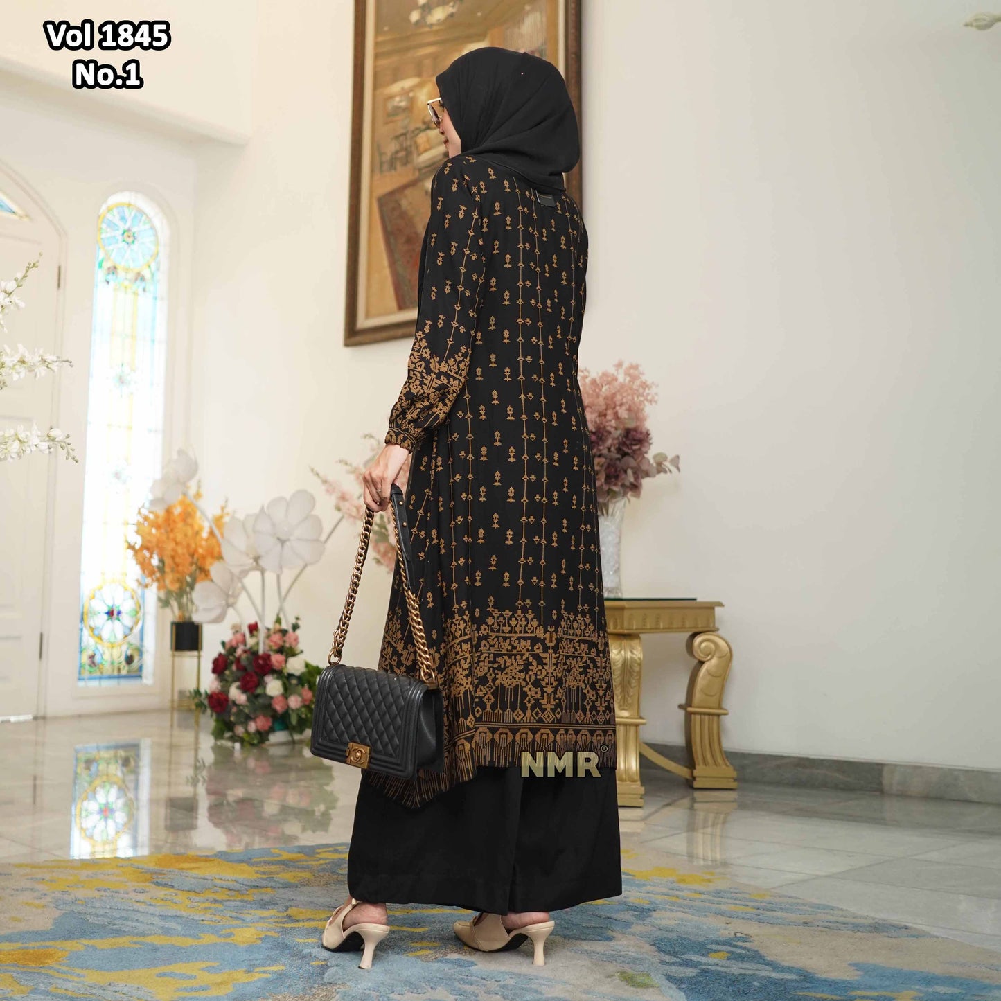 NMR Vol 1845-1 Setelan Celana Tunik Rayon Jepang