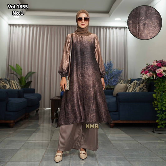 NMR Vol 1855-1 Setelan Kulot Tunik Armn Silk