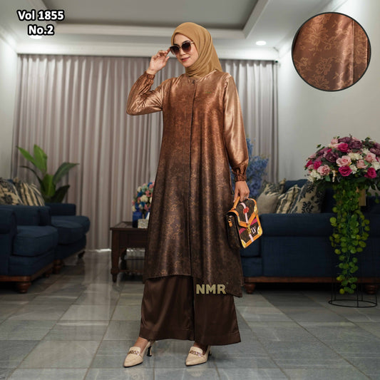 NMR Vol 1855-2 Setelan Kulot Tunik Armn Silk