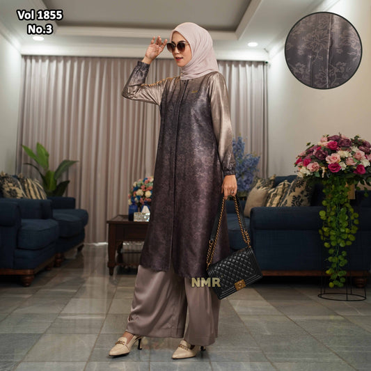 NMR Vol 1855-3 Setelan Kulot Tunik Armn Silk