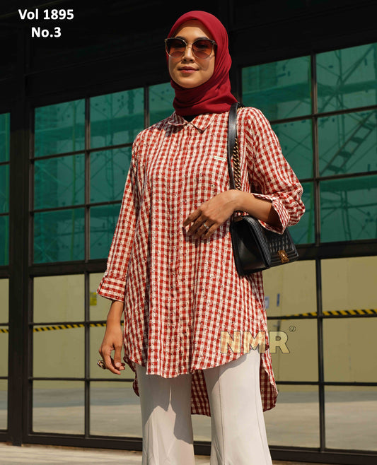 NMR Vol 1895-3 Kemeja Tunik Katun