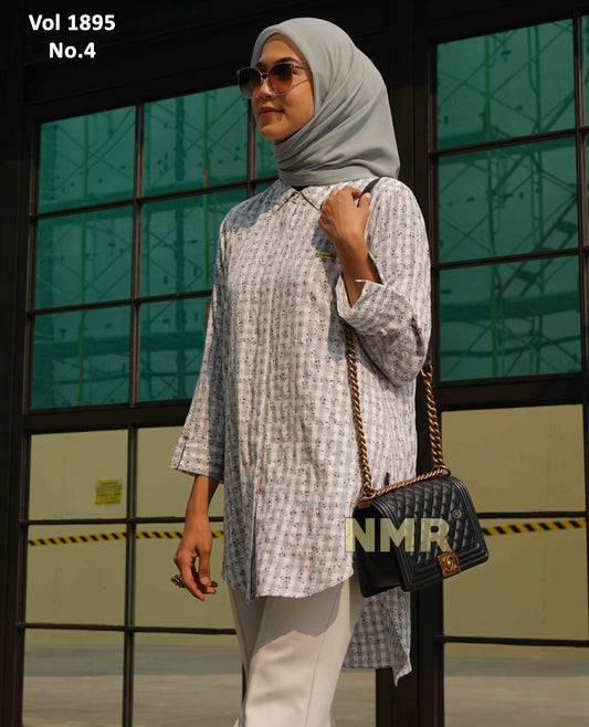 NMR Vol 1895-4 Kemeja Tunik Katun