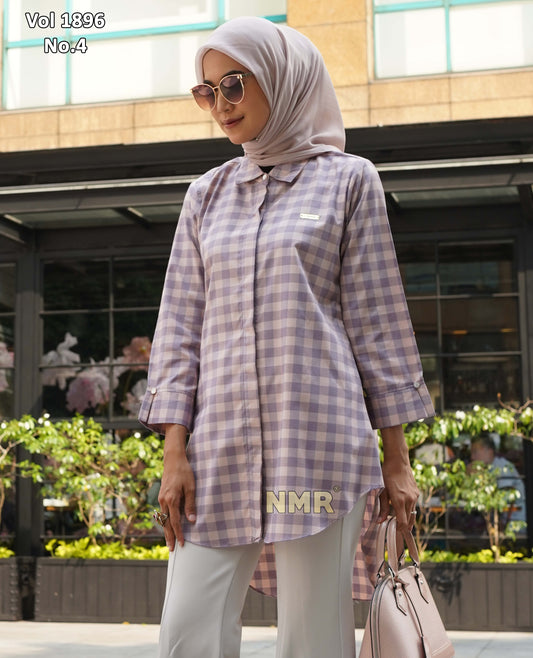 NMR Vol 1896-4 Kemeja Tunik Katun