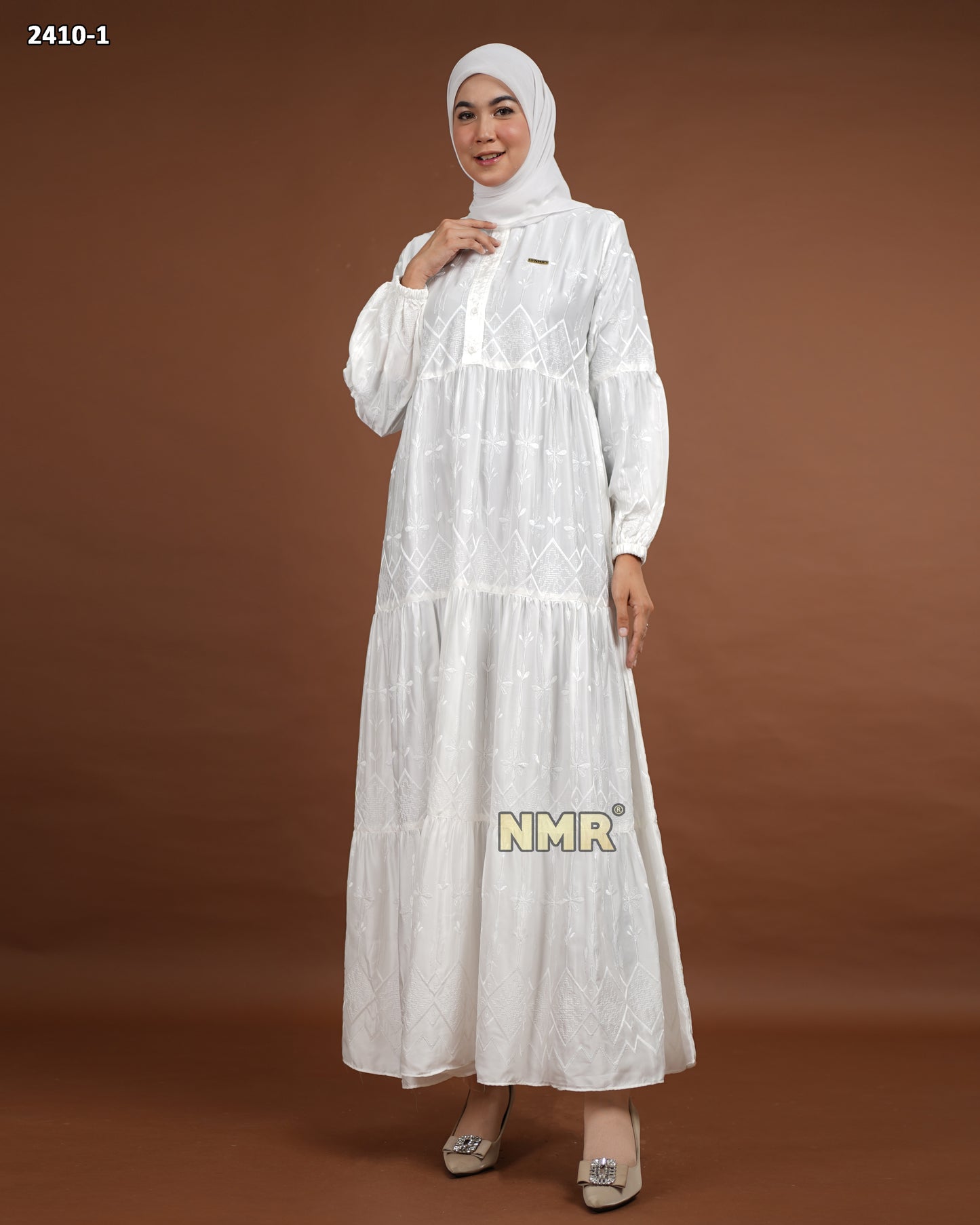 NMR Gamis Arnami Bordir Vol 2410-1