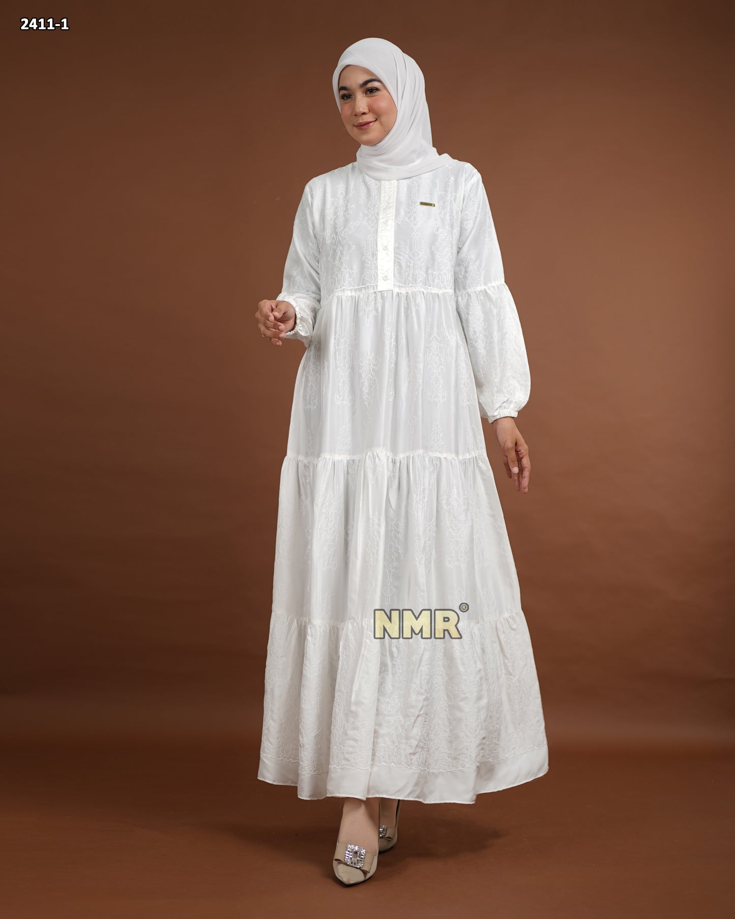 NMR Gamis Arnami Bordir Vol 2411-1