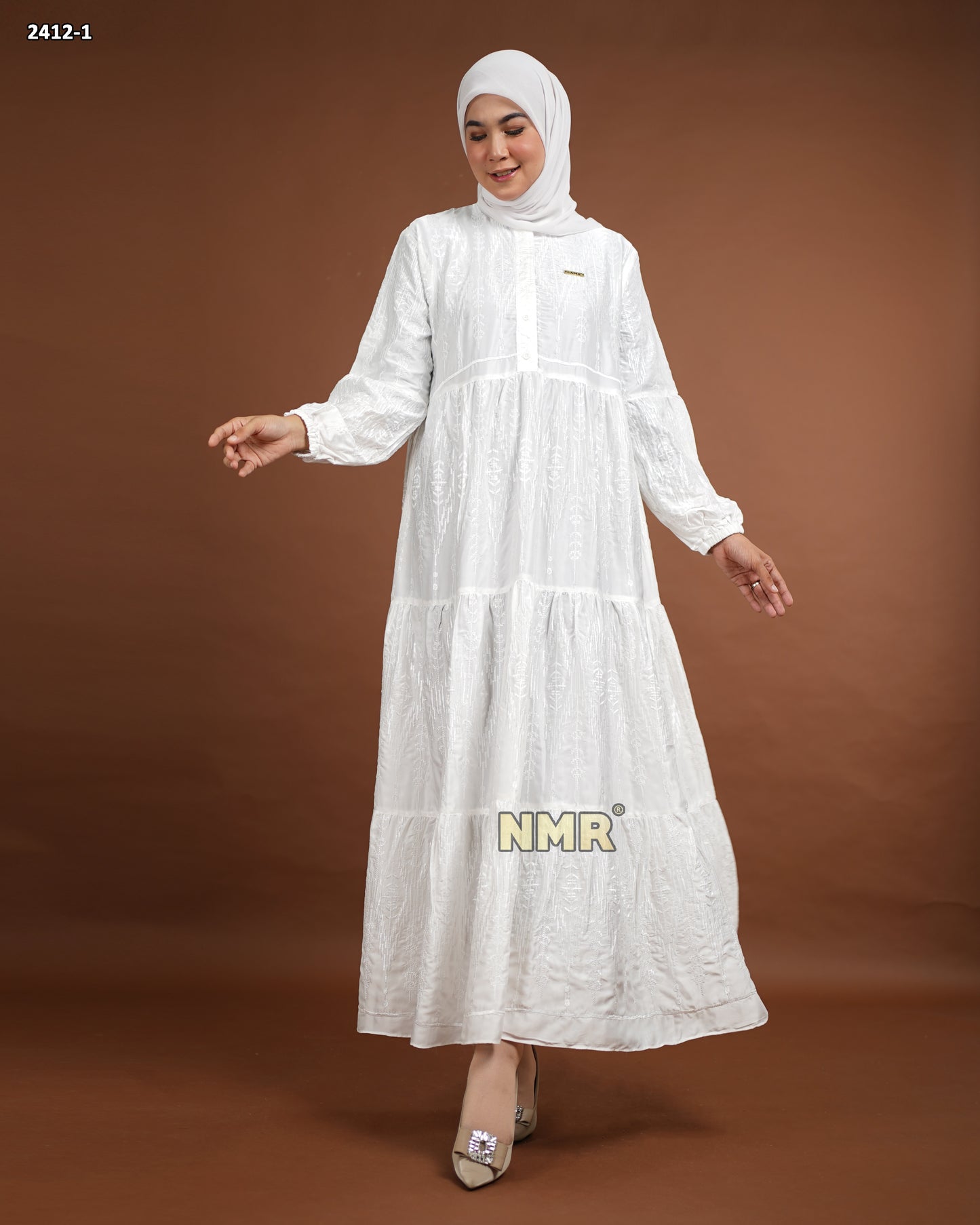 NMR Gamis Arnami Bordir Vol 2412-1