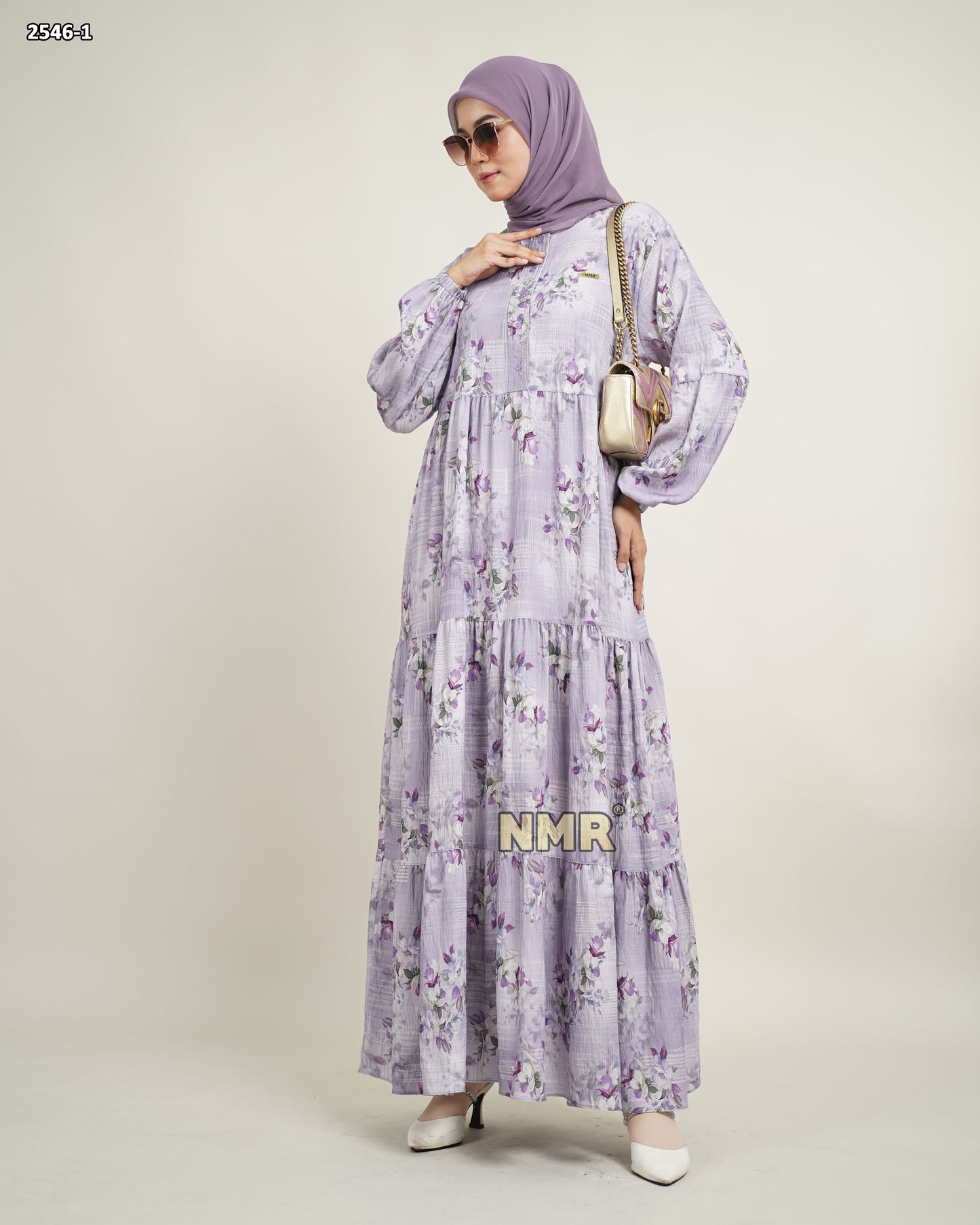 NMR Gamis Crespo Print Vol 2546-1