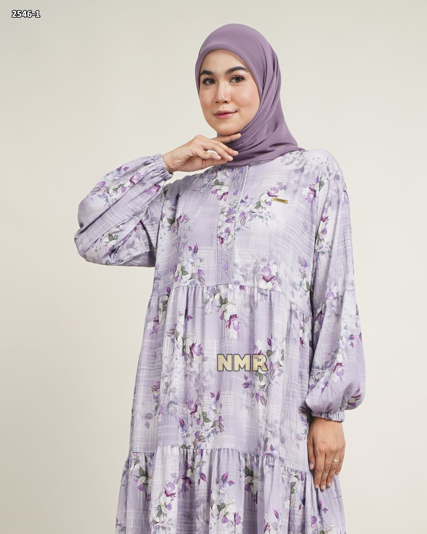 NMR Gamis Crespo Print Vol 2546-1