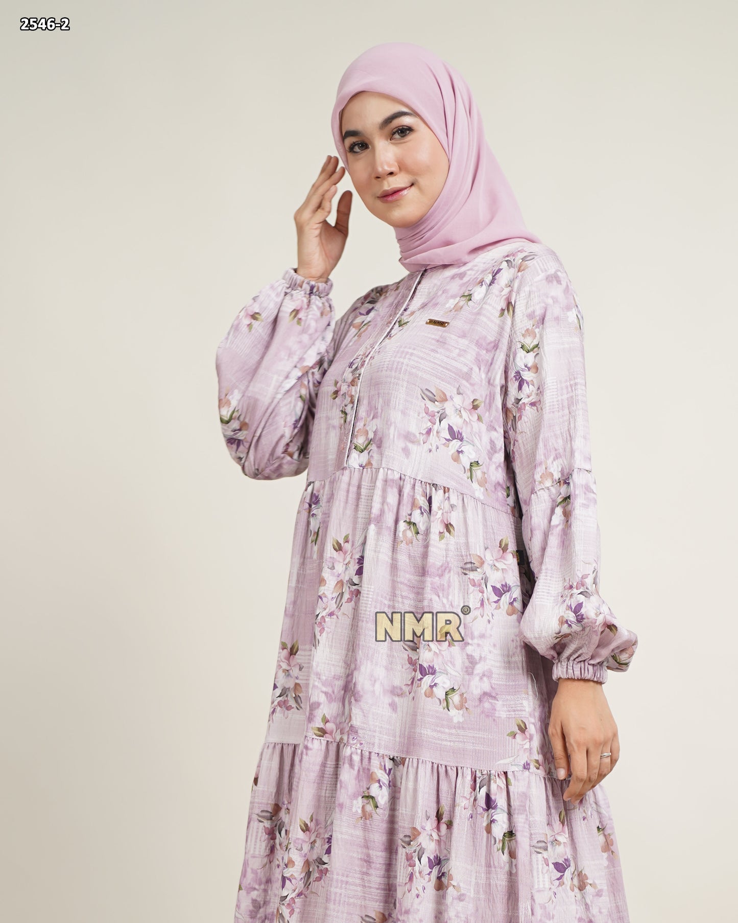 NMR Gamis Crespo Print Vol 2546-2