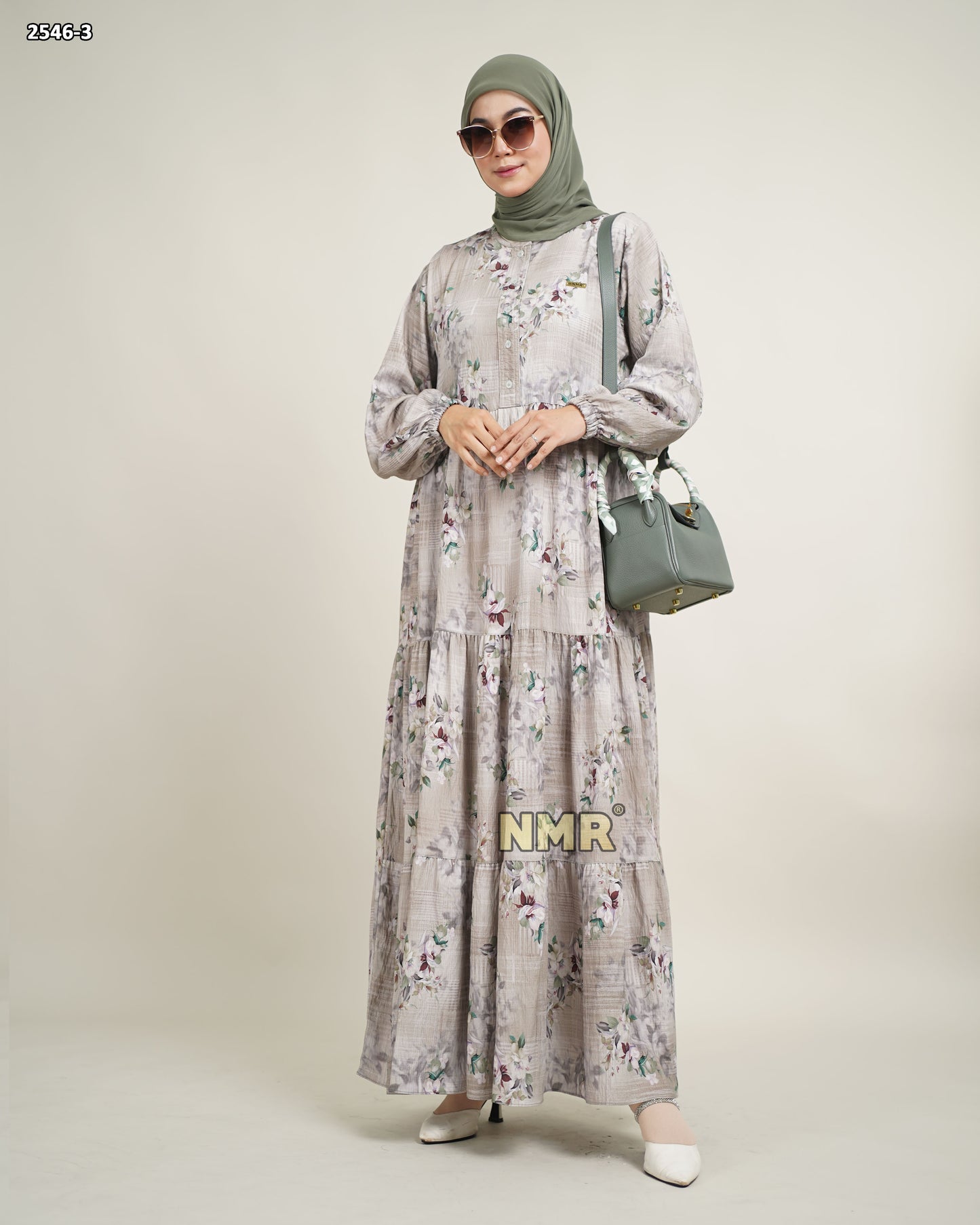 NMR Gamis Crespo Print Vol 2546-3