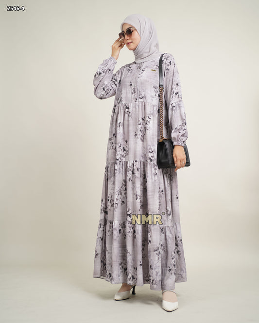 NMR Gamis Crespo Print Vol 2546-4