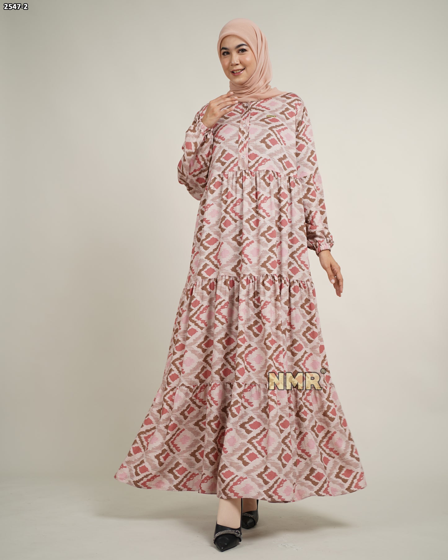 NMR Gamis Crespo Print Vol 2547-2