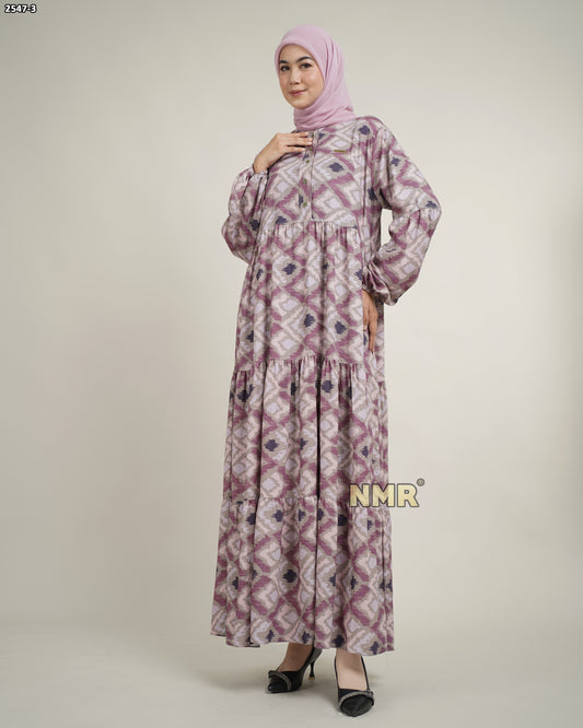 NMR Gamis Crespo Print Vol 2547-3