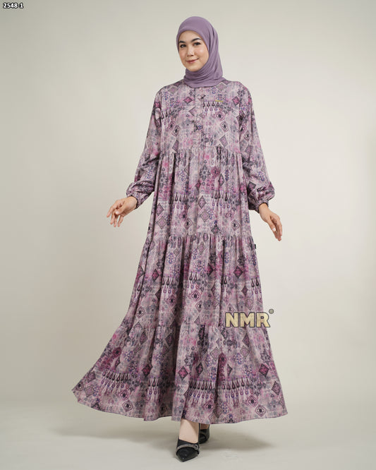 NMR Gamis Crespo Print Vol 2548-1