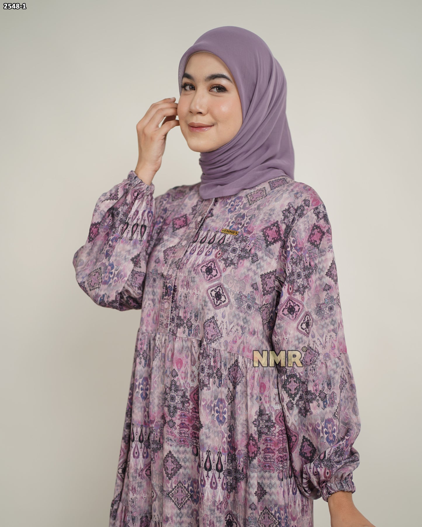 NMR Gamis Crespo Print Vol 2548-1